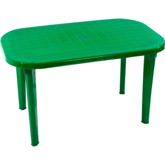 Стол Элластик-пласт пластиковый овальный (зеленый)