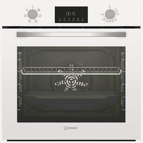 Изображение товара Электрический духовой шкаф Indesit IFE 3644 J WH 59 см, 72 л гриль конвекция, белый