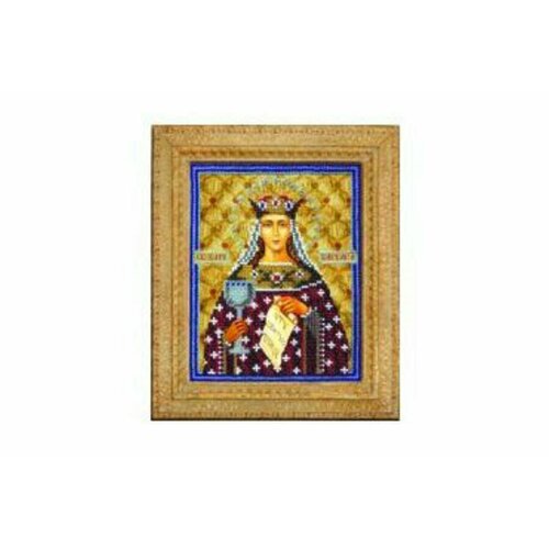 набор для вышивки бисером святая великомученица варвара Набор для вышивания бисером вышиваем бисером Святая Великомученица Варвара, 14*18см