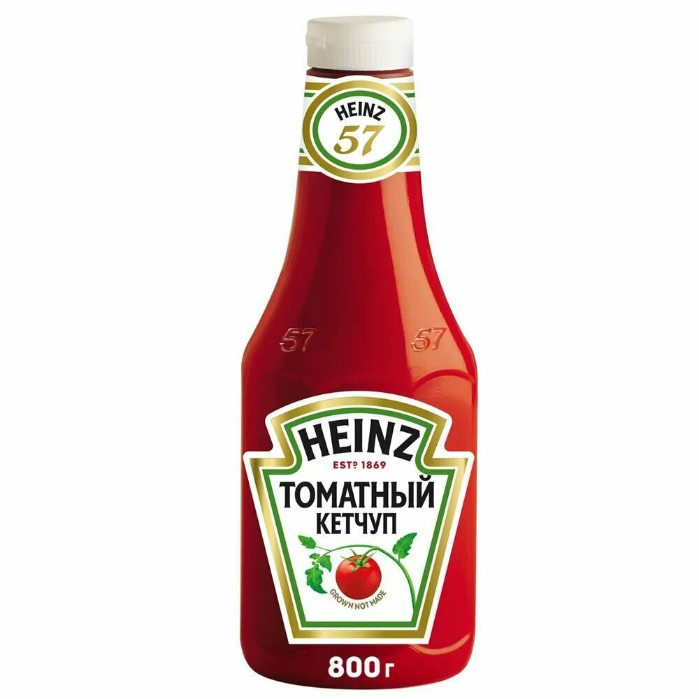 Кетчуп Томатный Heinz, Бутылка, 800 гр.