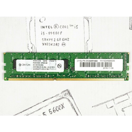 Оперативная память DIMM DDR3 8Gb 1600Mhz CL11 ECC Centon RD665G09 268400₽