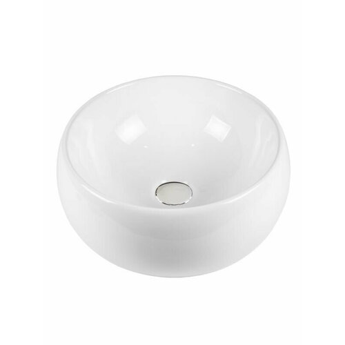 Раковина Bond накладная, 40 см, без перелива, цвет белый, S52-390