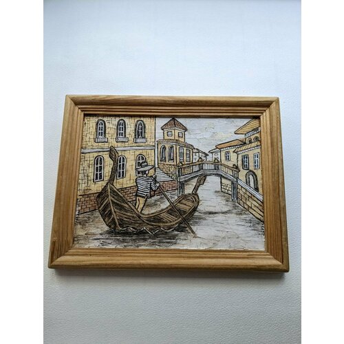 Картина из бересты Венеция