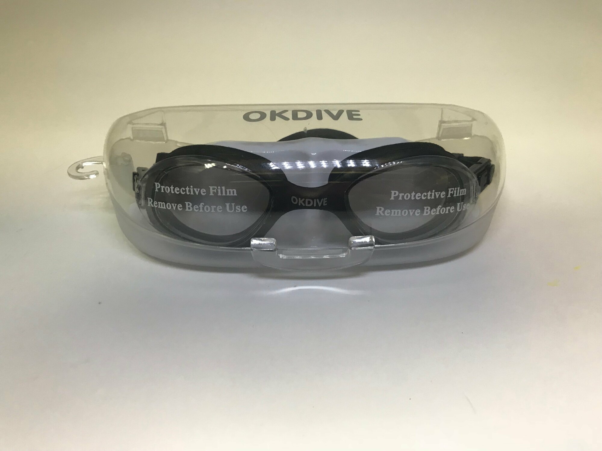 Очки OKDIVE, черн. рамка, прозр. стекла — фото 1