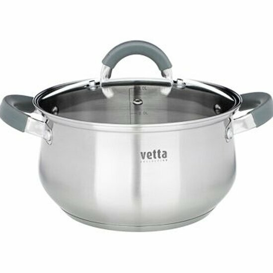 Кастрюля Vetta Вена 20х115см. 36л индукция (822-064)