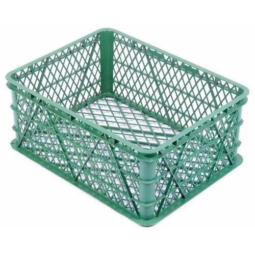 Ящик для хранения овощей и фруктов 430х330х180 мм, перфорированный, многооборотный