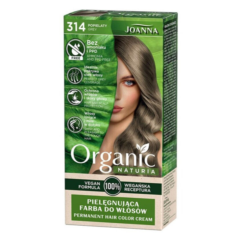 Краска для волос JOANNA ORGANIC NATURIA (тон 314) Пепельный