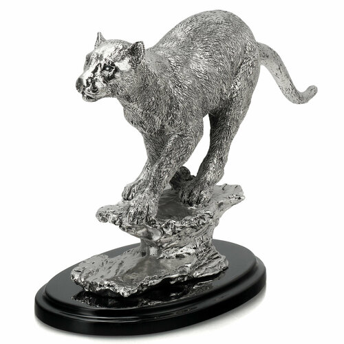 Статуэтка для интерьера KRISA Бегущий леопард, высота: 23 см