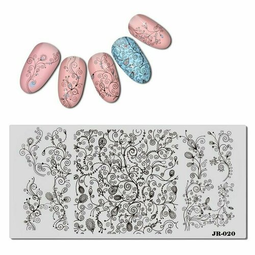 Пластина для стемпинга JR020