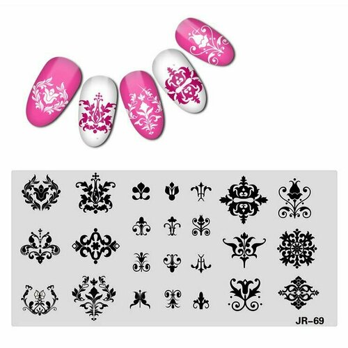 Пластина для стемпинга JR069