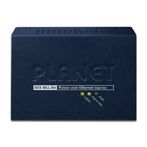 Адаптер Planet POE-171A-95 planet poe 175 95 single port 10 100 1000mbps 802 3bt poe injector 95 watts 802 3bt type 4 and poh poe usage led w internal power