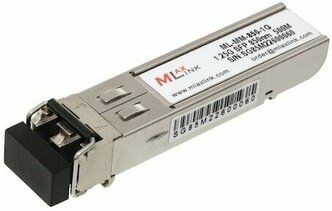 Трансивер MlaxLink ML-MM-850-1G SFP оптический многомодовый, 1.25 Гб/с, 0.5 км, 850 нм, 2xLC