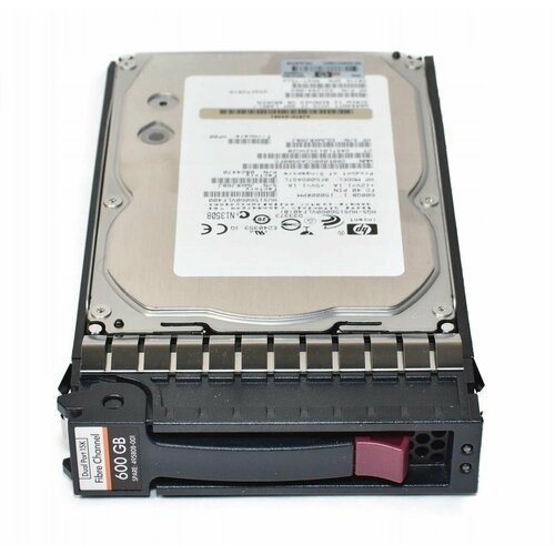 Жесткий диск HP 495808-001 BF600DAJZT 9FN004-044 56977512 495277-006 AJ872B 600 Гб Fiber Channel FC 4G 15000 обмин 35 LFF Товар уцененный 2200000₽
