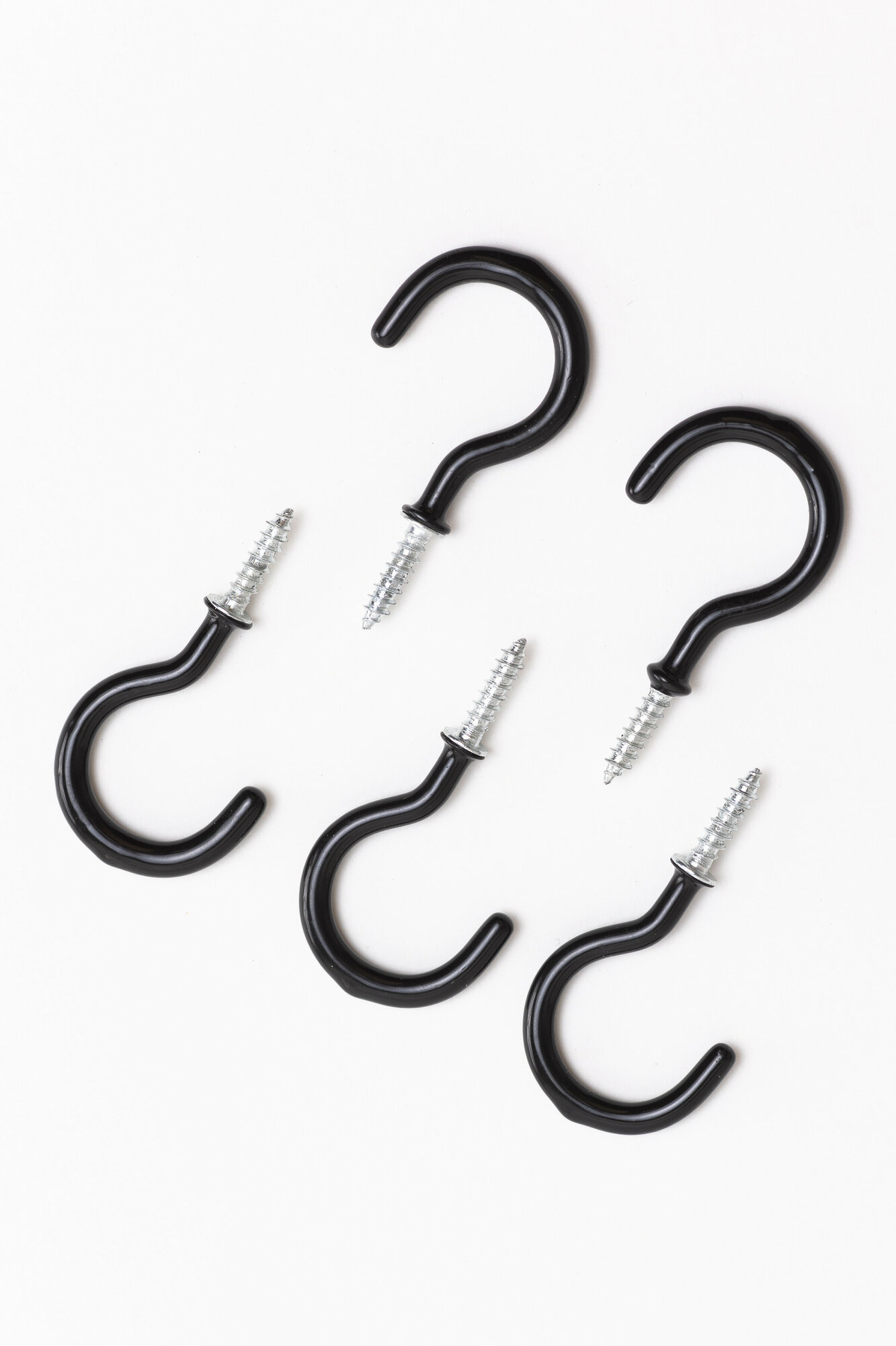 Крючки для одежды, ванной, дома, дачи, настенные, крючки-саморезы, 15 шт цвет черный, D'Mari — фото 1