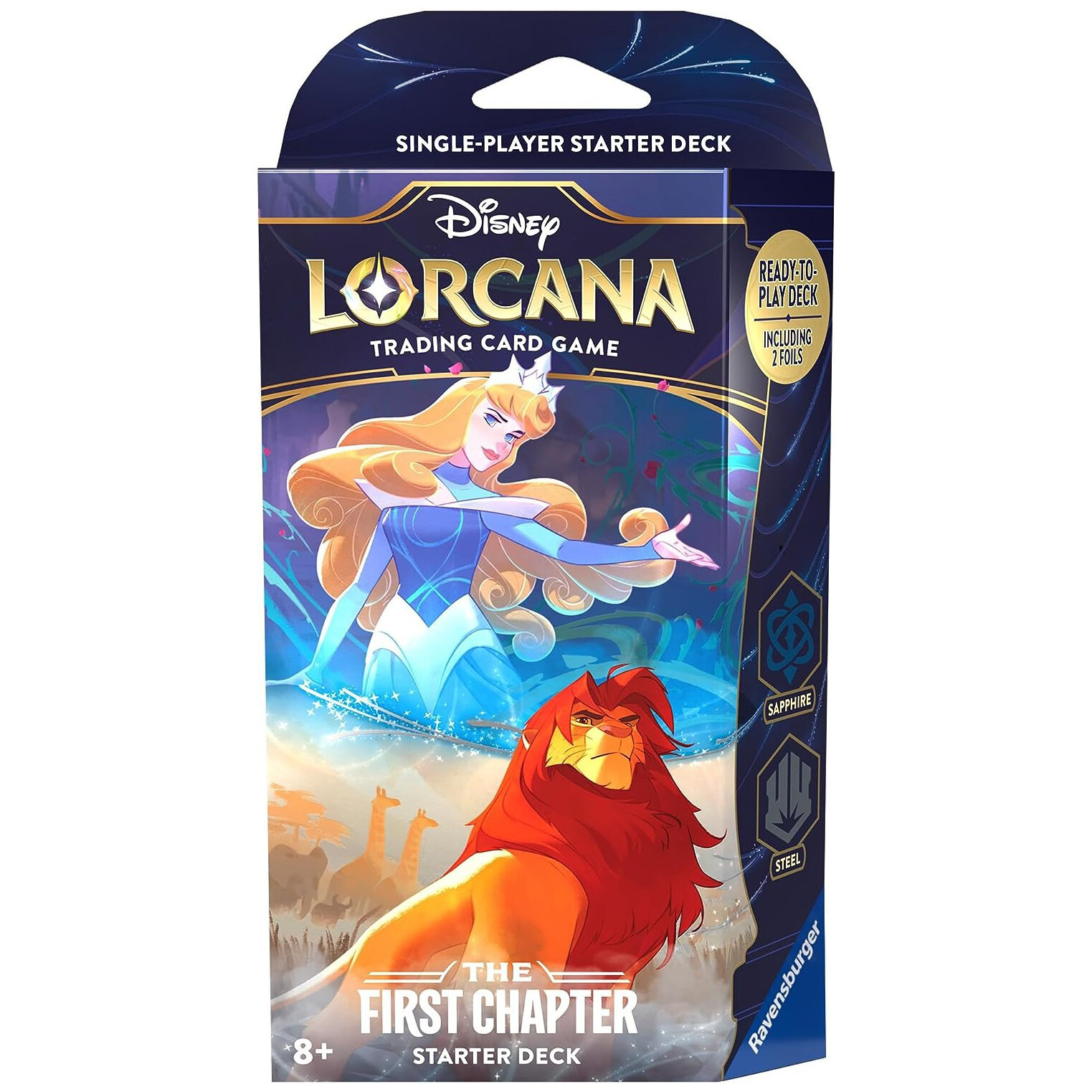 Disney Lorcana TCG: Стартовая колода Sapphire & Steel издания The First Chapter на английском