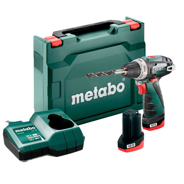 Аккумуляторная дрель-шуруповерт Metabo PowerMaxx BS Basic 600984500