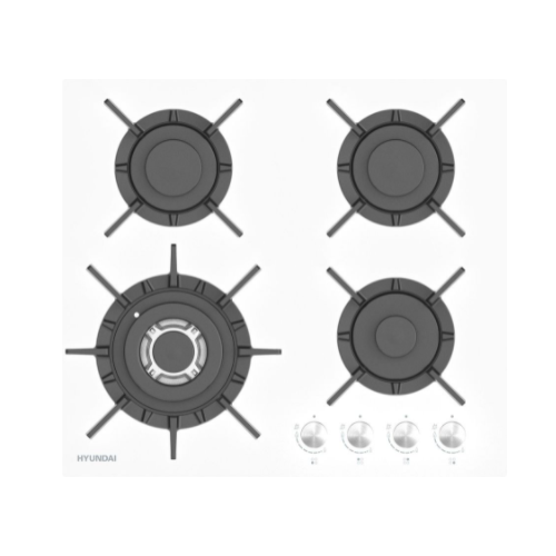 Газовая варочная панель Hyundai HHG 6437 WG белый 5697000₽