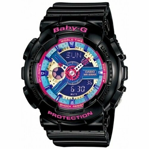 Наручные часы CASIO Baby-G BA-112-1A, черный