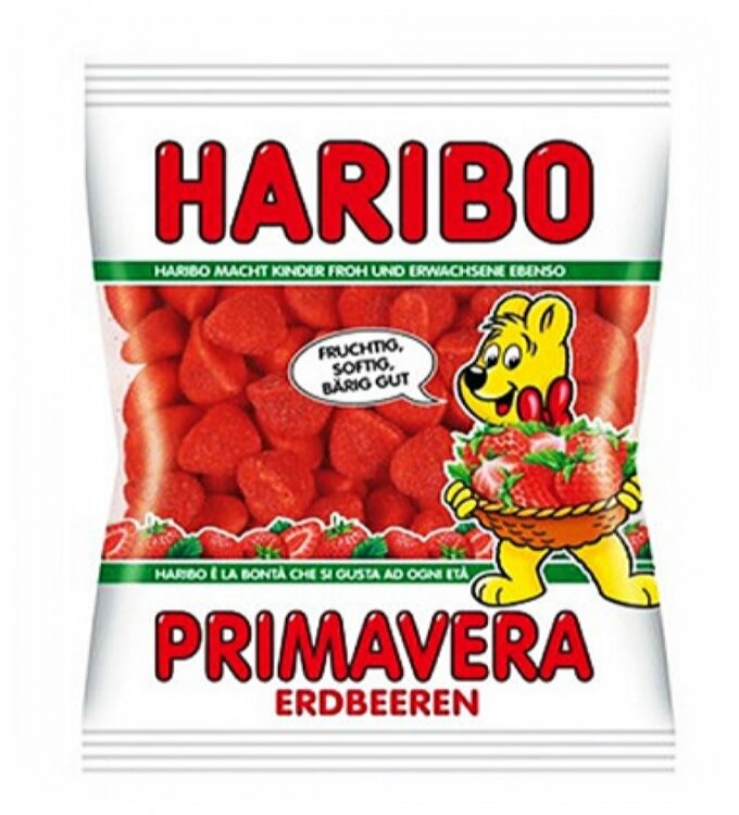 Мармелад жевательный Харибо Клубника Примавера 100 грамм / Haribo Primavera Edbeeren 100 g - фотография № 4