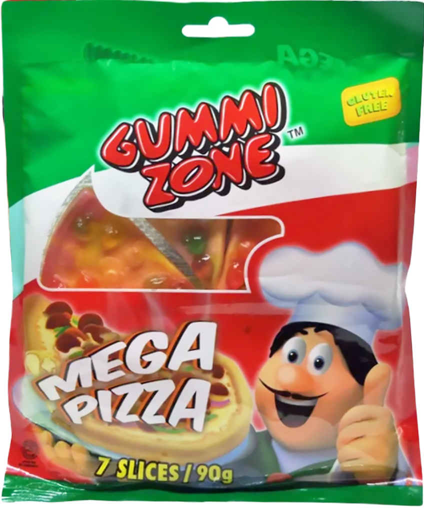 Мармелад жевательный Gummi Zone Mega Pizza / Гумми Зон Мега Пицца 90 г. (Индонезия) - фотография № 2