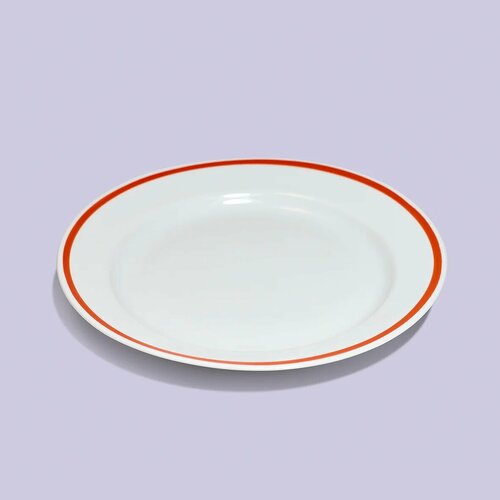 Тарелка DVKB МАМ плоская, 240 мм (ринг, красный)