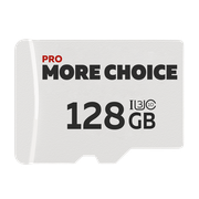 Карта памяти 128Gb Micro-SD More choice Class10 V30 MC128-V30 Black White