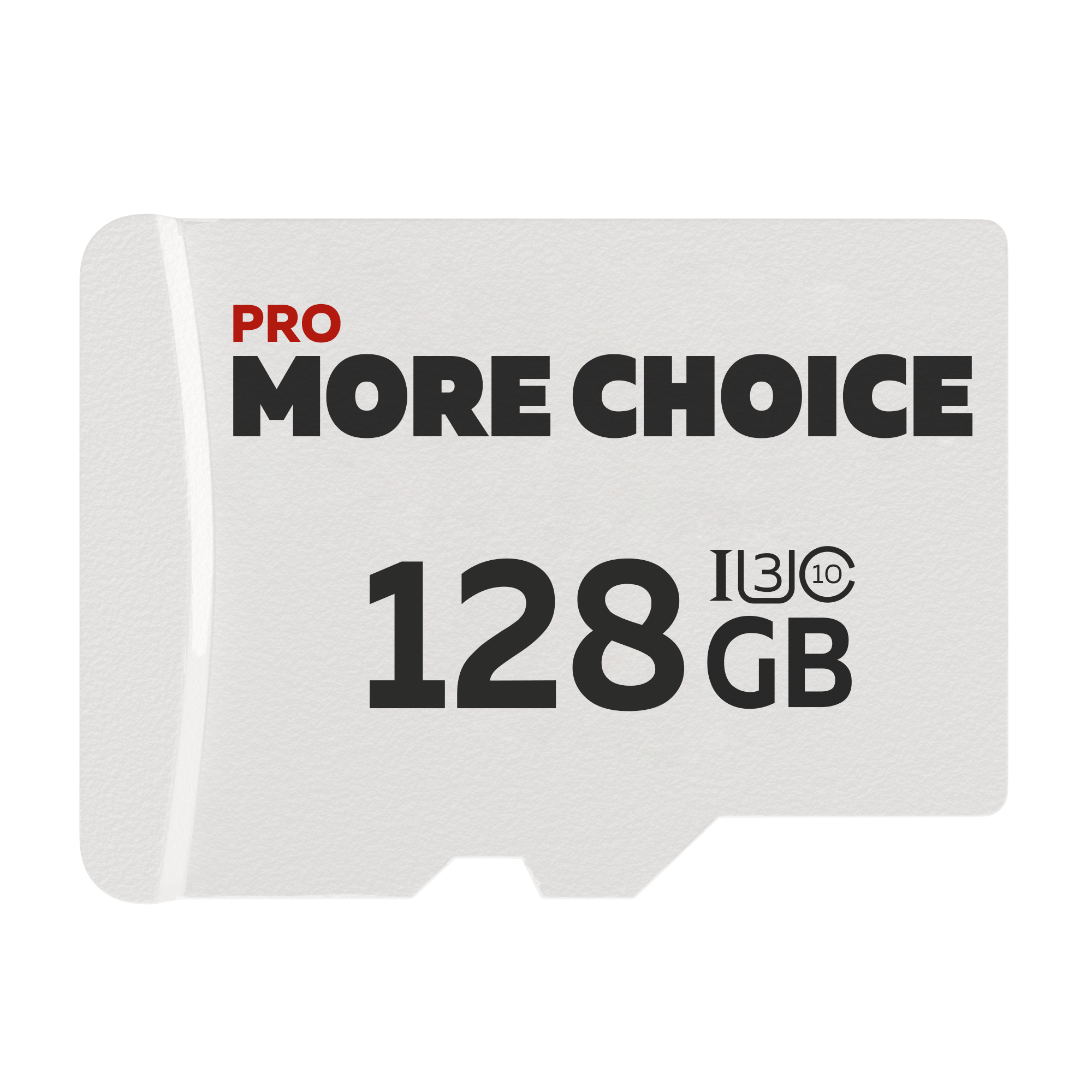 Карта памяти 128Gb Micro-SD More choice Class10 V30 MC128-V30 Black White