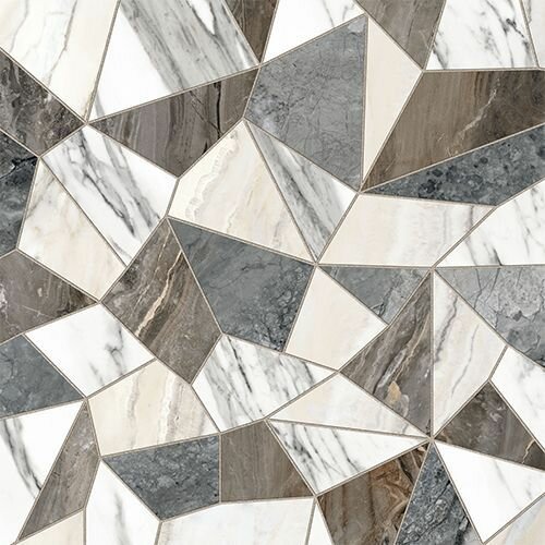 Керамогранит Vitra MarbleSet Декор Микс Терраццо 60х60 см, уп. 1,44 м2, ( 4 плитки 60х60 см)