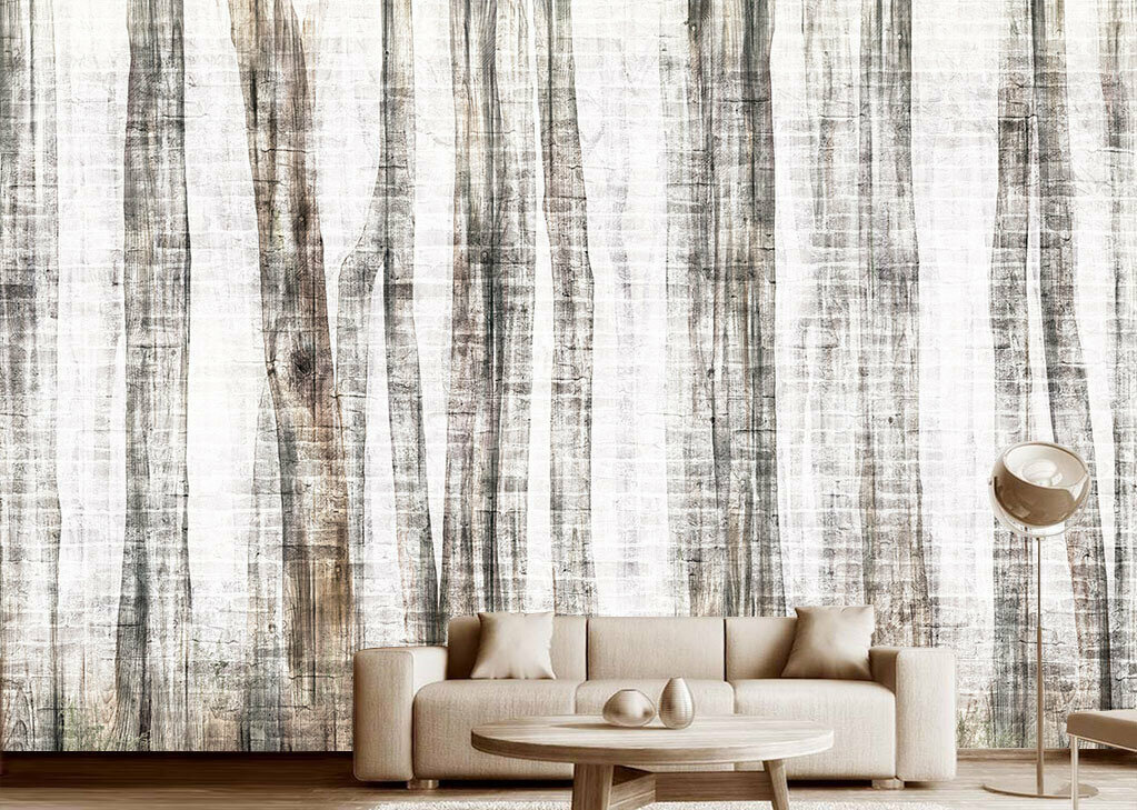 фото Фотообои на стену "Редкие деревья" 200x270(ШxВ) см, 3d флизелиновые обои