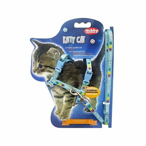 Nobby Шлейка для кошек Kitty Cat, голубая