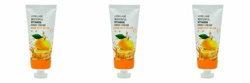 Lebelage Крем для рук с витаминами Waterful Vitamin Hand Cream, 100 мл, 3 шт.