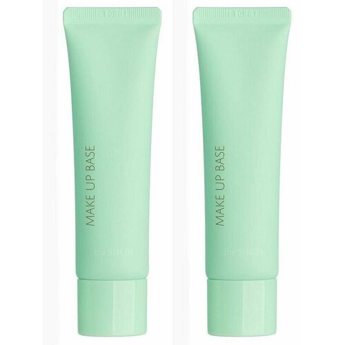 The Saem Крем для лица Saemmul Airy Cotton Make Up Base 01 Green, 30мл, 2шт