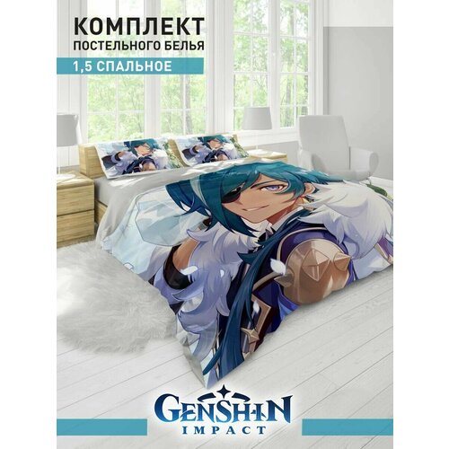 Постельное белье Геншин Импакт / Клинок, рассекающий демонов