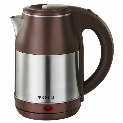 Электрический чайник Kelli KL-1801 18л 2200Вт Кофейный 1130₽