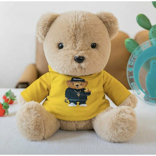 Мягкая игрушка большой Блэкбо Медведь в худи 30 см Blckbo / медведь игрушка в толстовке