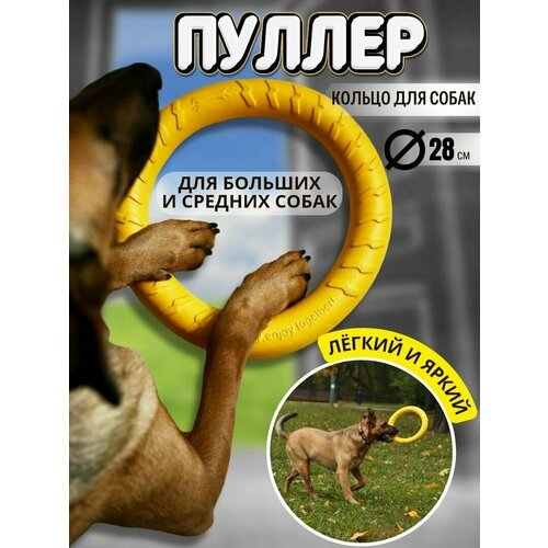 Игрушка кольцо пуллер для собак крупных и средних пород