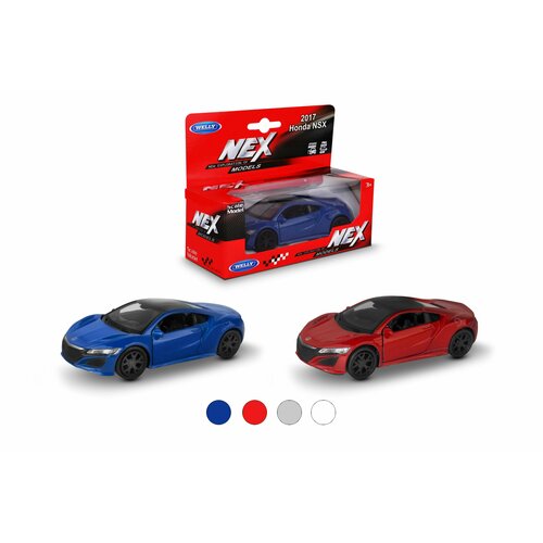 Машинка WELLY HONDA NSX / модель машины 1:38 с пружинным механизмом / цвет в ассортименте