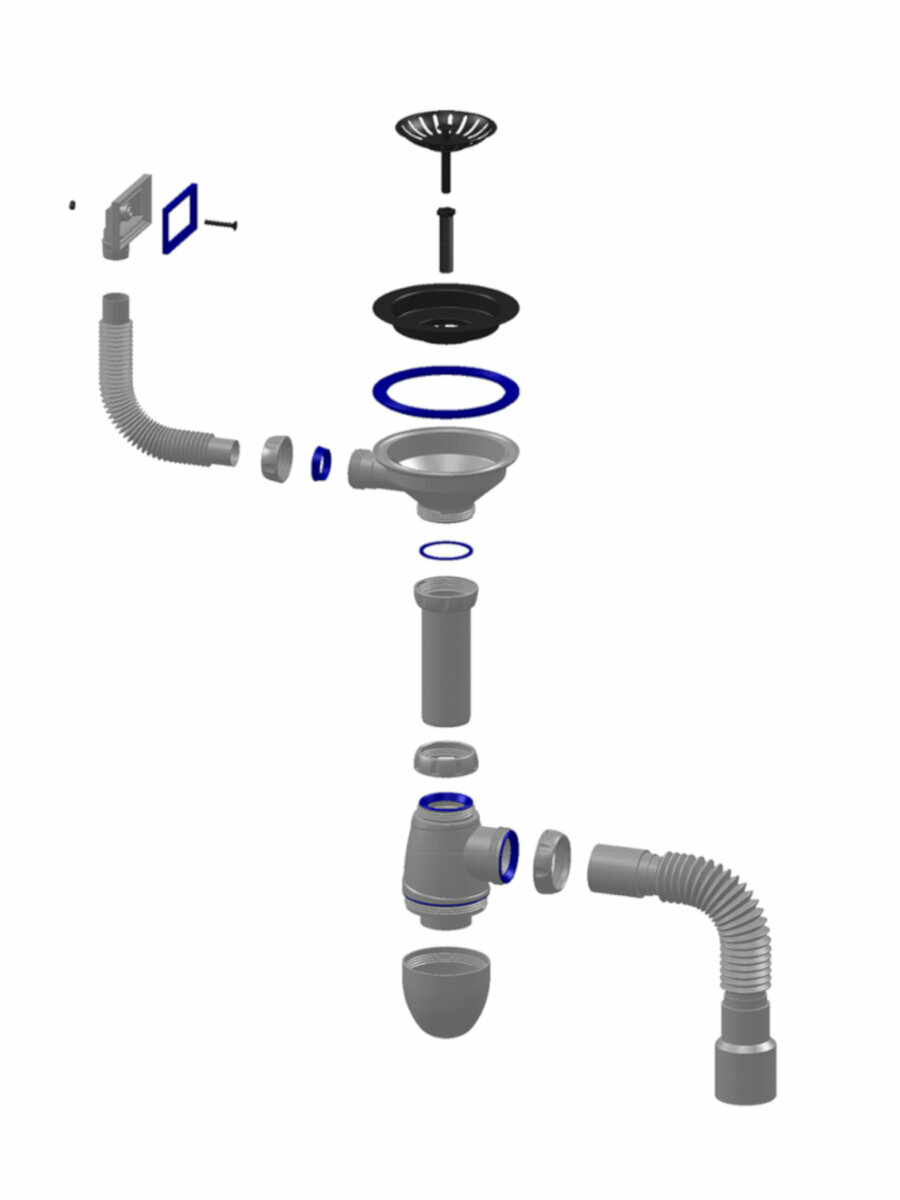 Сифон Unicorn B422 — фото 1