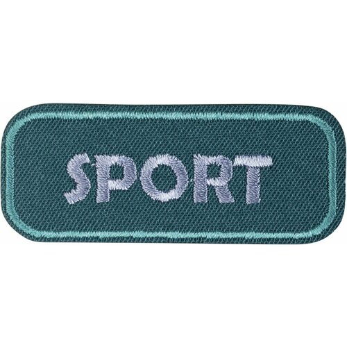 Термоаппликация HKM textil - Спорт, цвет зеленый, полиэстер, 1 шт