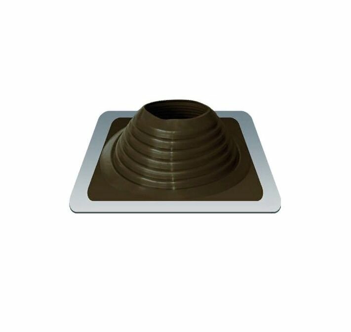 фото "Мастер Флеш" кровельная проходка для дымохода прямая RES № 7 (153-280) силикон коричневая