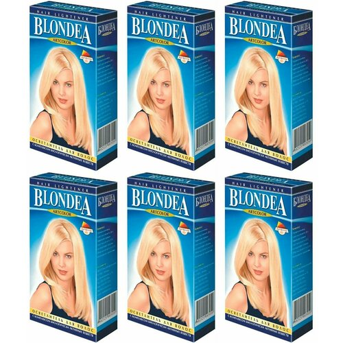 Артколор Осветлитель для волос Blondea, 5-6 тонов, 35 гр, 6 шт артколор осветлитель blondea 2шт по 35г