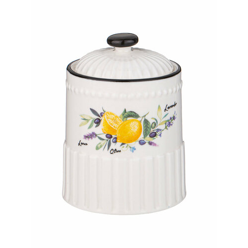 Сахарница с крышкой Lefard Kitchen фарфоровая 250 мл