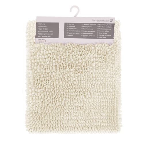 Tarrington House Коврик Chenille Shiny бежевый, 60 х 90см