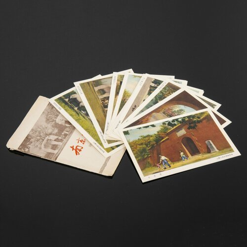 Набор открыток с видами достопримечательностей Китая (12 шт.), бумага, печать набор открыток ташкент бумага ссср 1953 г