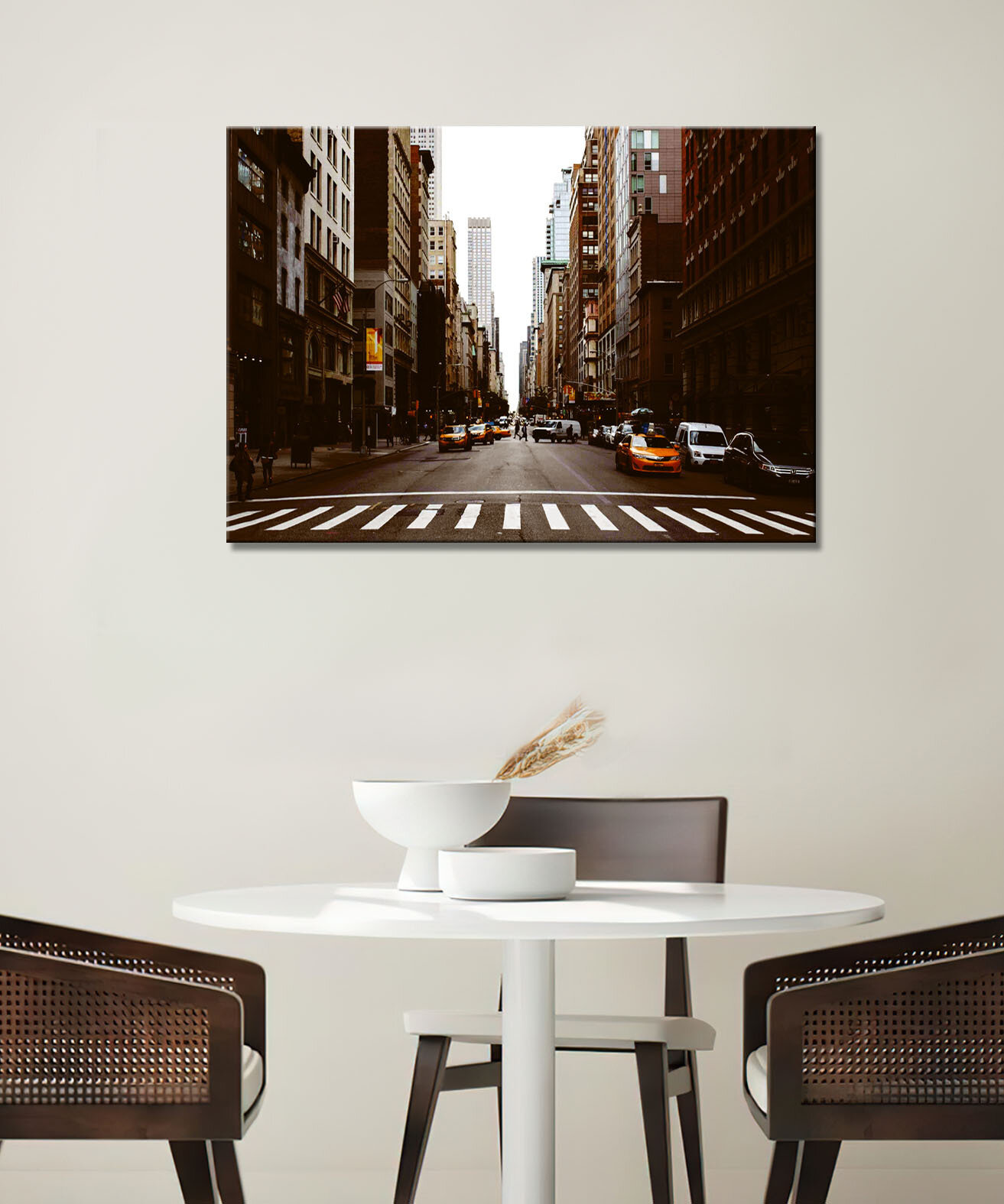 Интерьерная картина на холсте - Нью-Йорк улицы 4 50х70