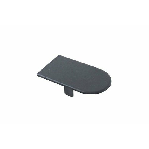 Накладка декоративная для скрытых петель, 120x23 мм, алюминий, черная, 4 шт