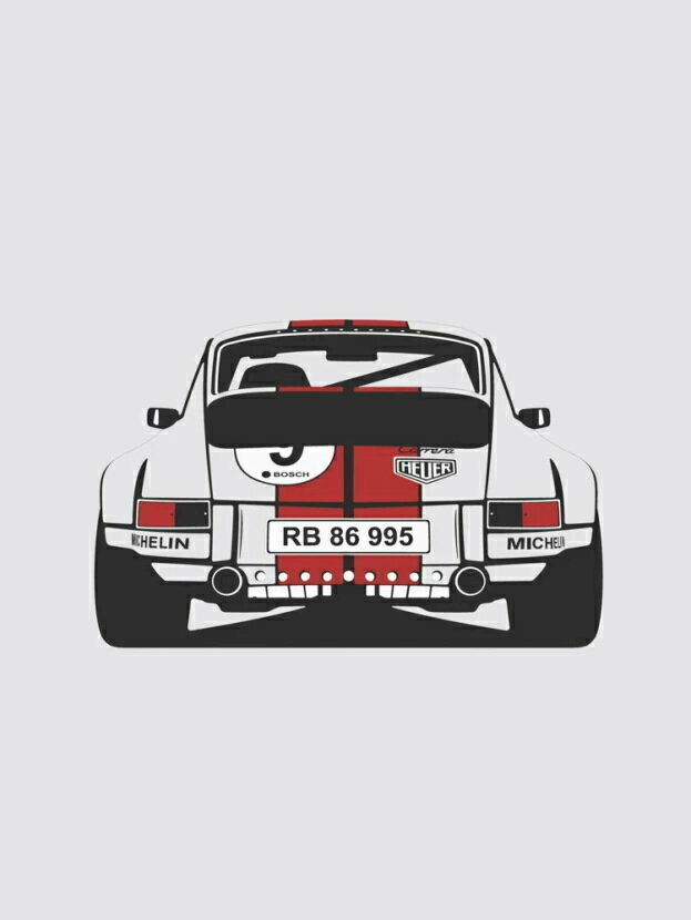 Плакат постер на бумаге Porsche 911/Порш 911/искусство/арт/абстракция/творчество. Размер 21 х 30 см