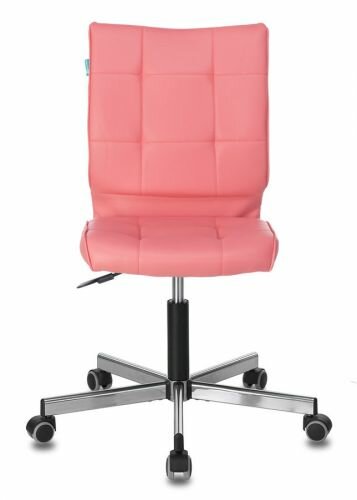 Кресло Бюрократ CH-330M/LPINK цвет светло-розовый, Diamond 357 эко. кожа крестовина металл