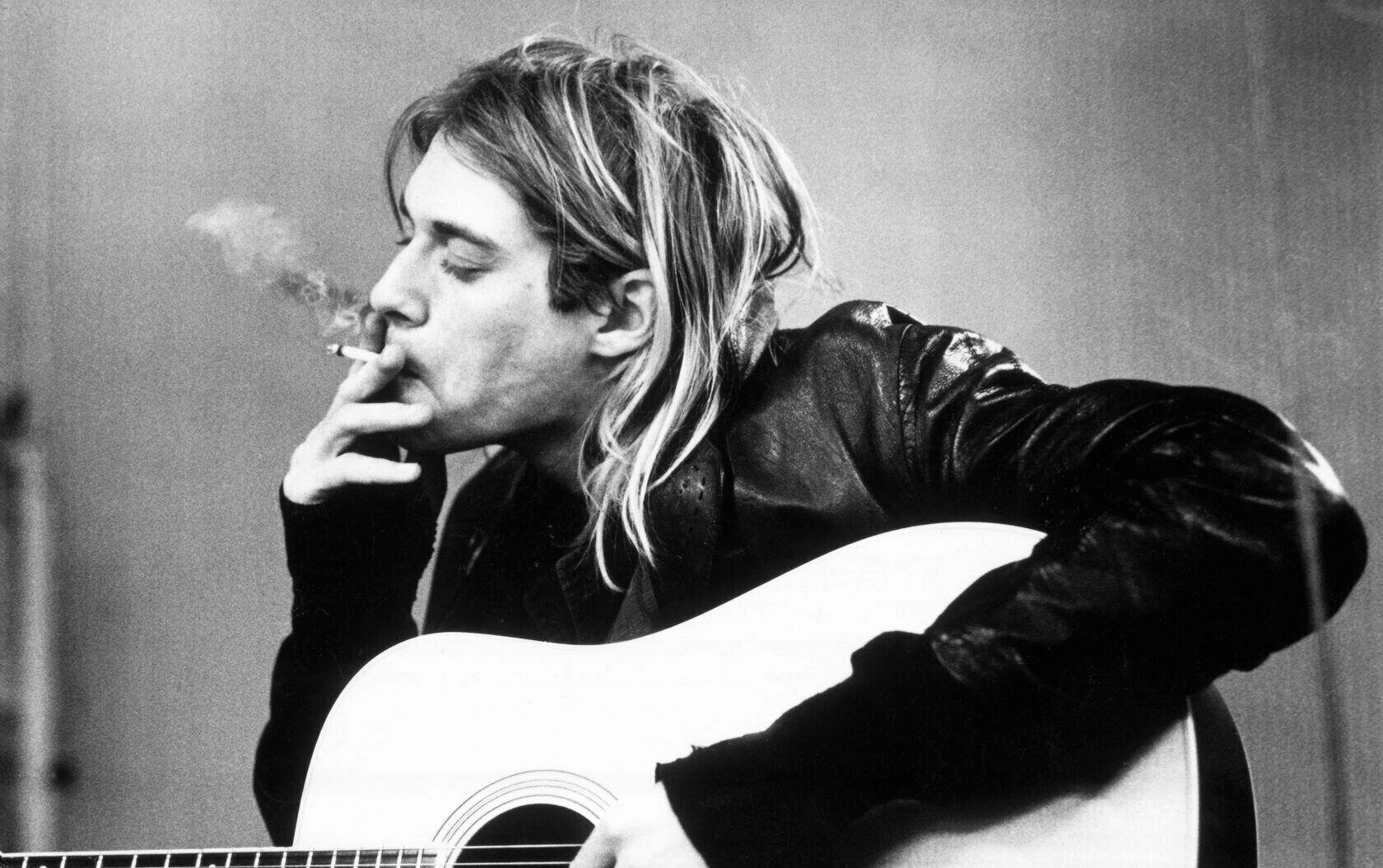 Плакат постер на бумаге Kurt Cobain (Курт Кобейн Nirvana). Размер 30 на 42 см