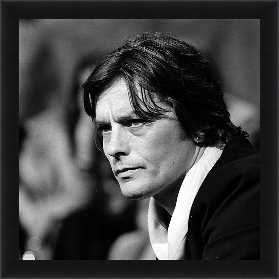 Плакат постер на бумаге Ален Делон. Alain Delon. Размер 21 х 30 см